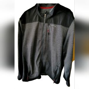 Orvis Charcoal and Black Full-Zip Jacket